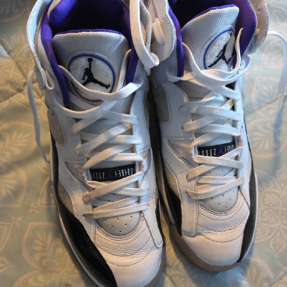 Nike Purple and White Athletic Shoes